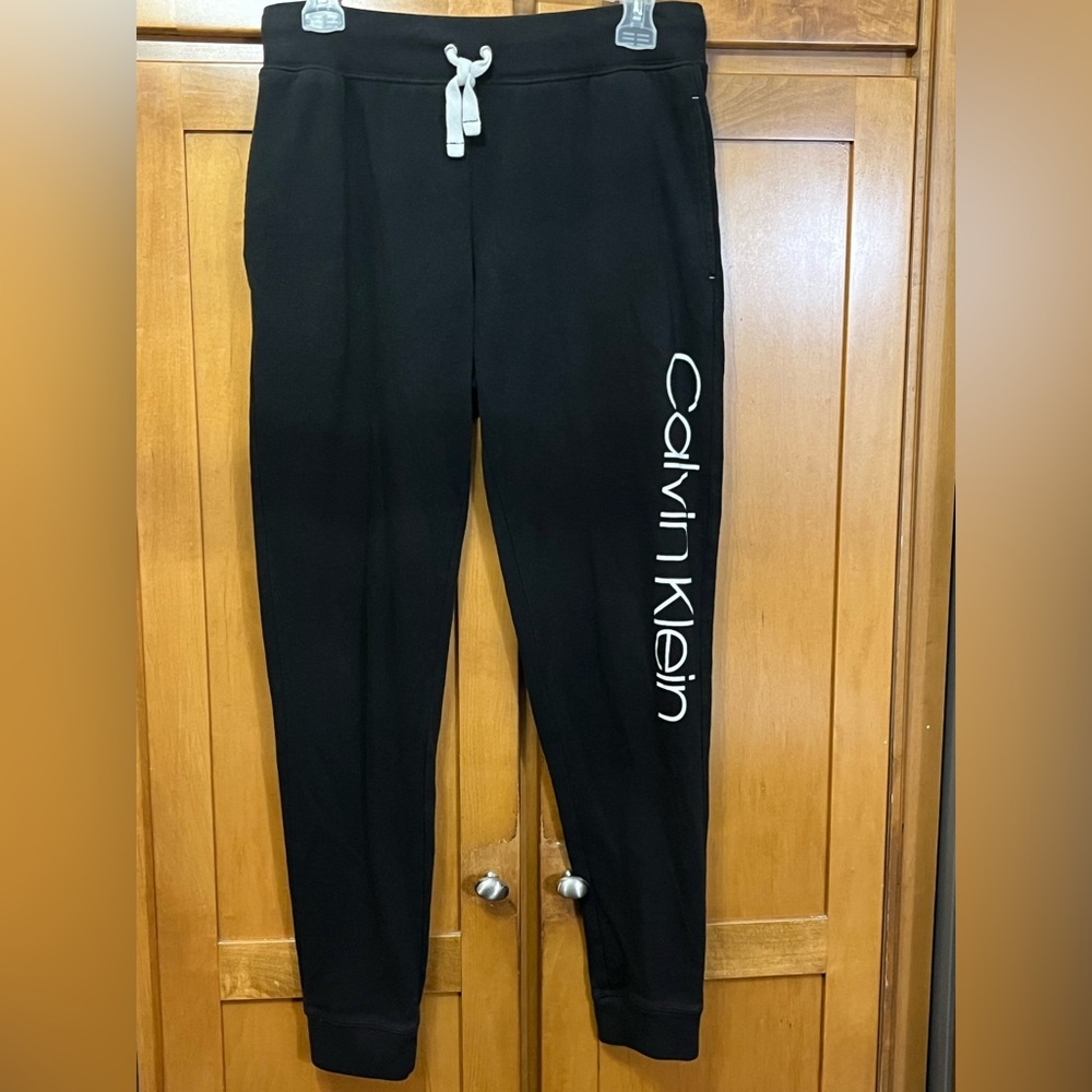 Calvin Klein Black Joggers Women's Size Small + Free Surprise Gift